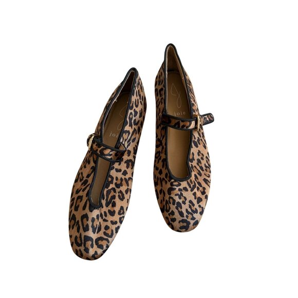 JOIE Animal Print Dea Mary Jane Flats Size 7 - Picture 4 of 9
